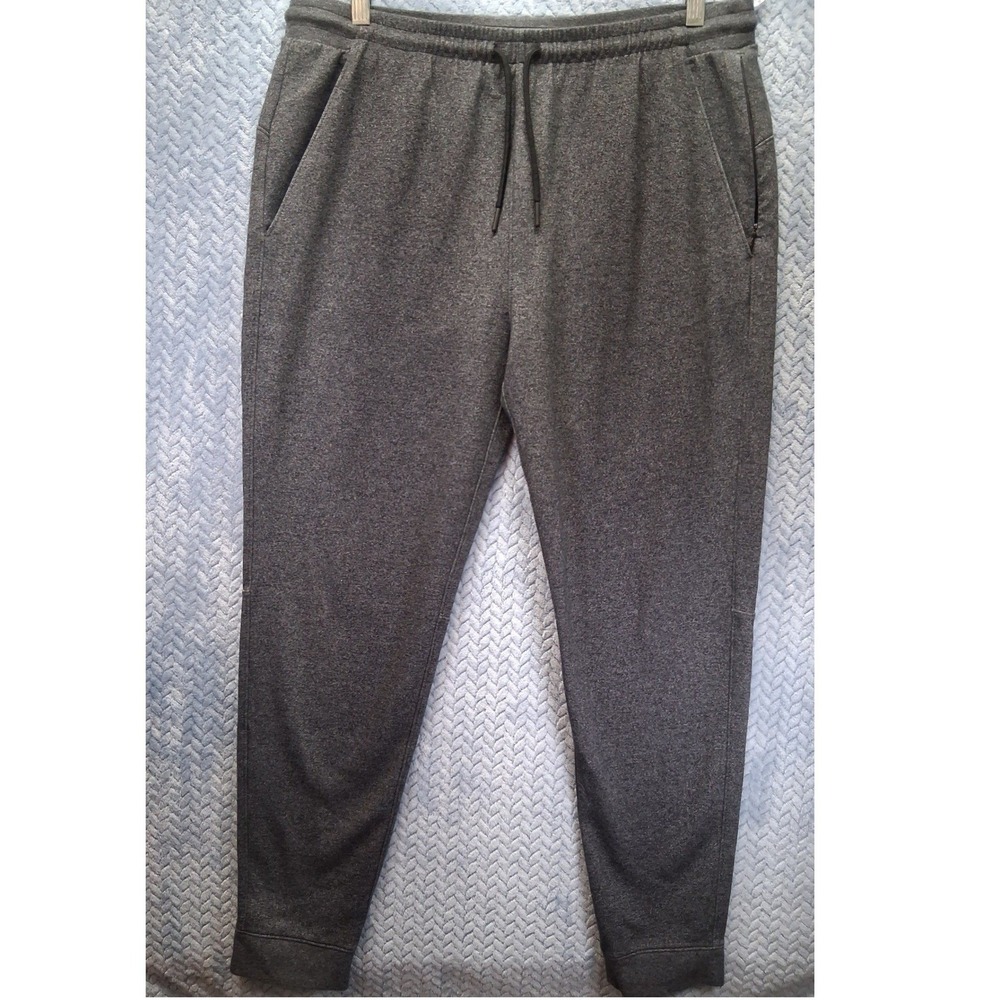 Old Navy Active‎ Dynamic Fleece Joggers Mens Large Gray 4-Way Stretch Sweatpants